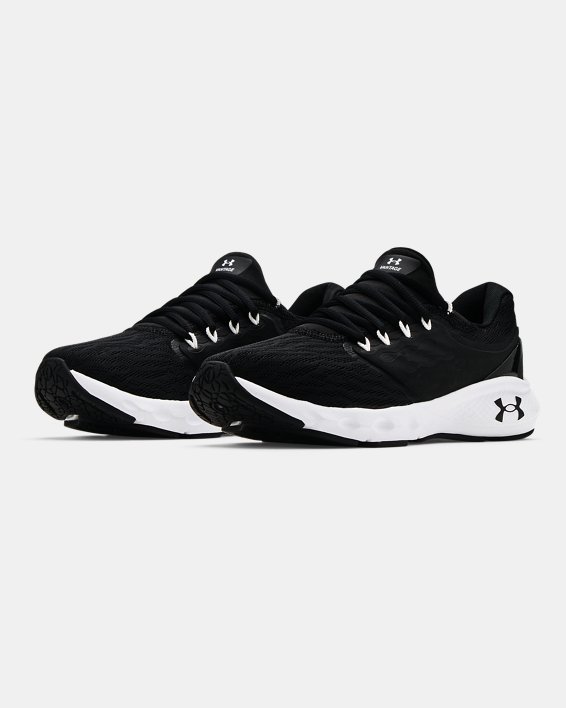 Under Armour Womens Charged Vantage Running Shoes Trainers Sneakers Black Sports 